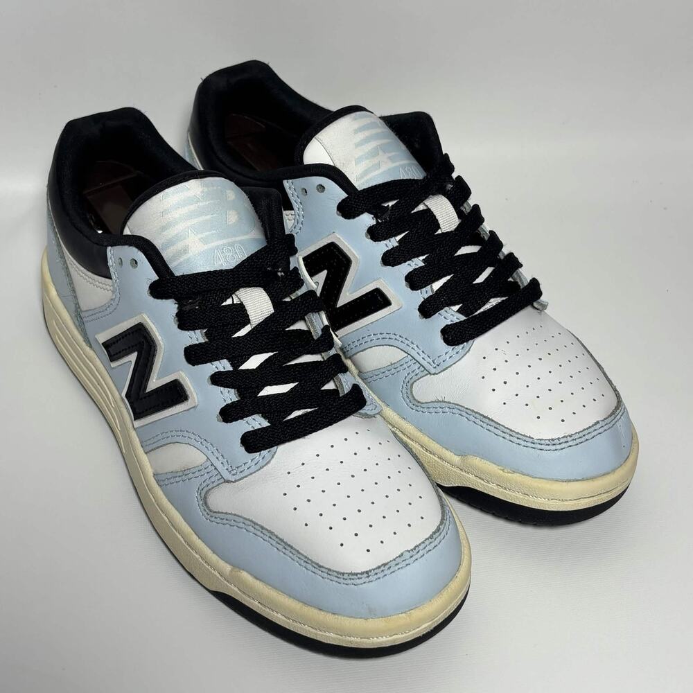 New Balance 480 Bright Sky White Grade School Shoes US 4.5 GSB480TS